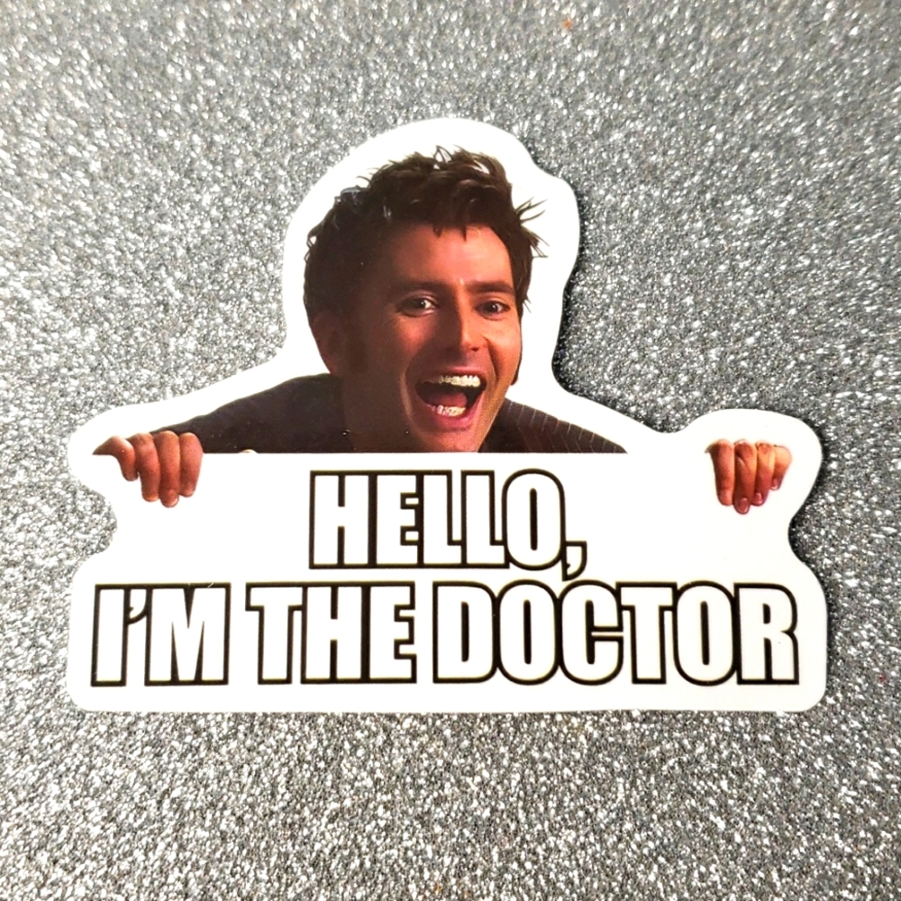 10/$10 DR. WHO waterproof sticker TV Show 10